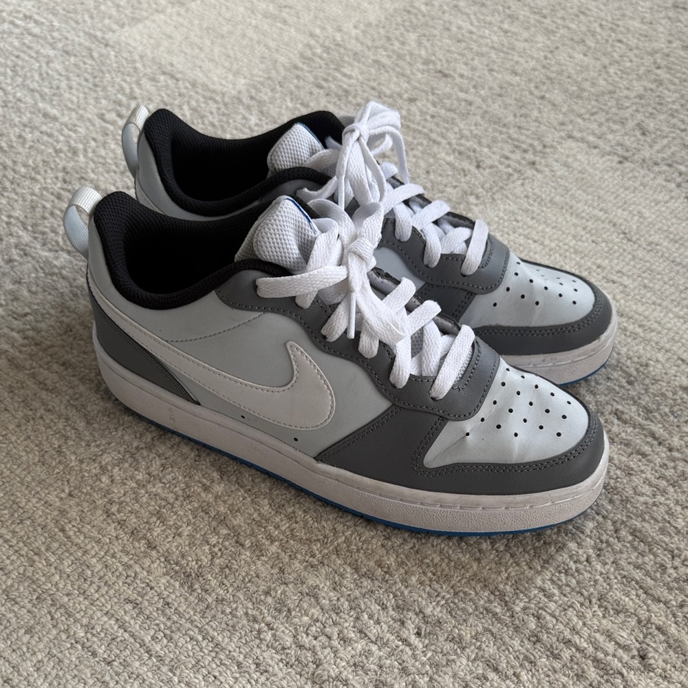 Nike Dunks Dual-Tone Gray and White Sneakers